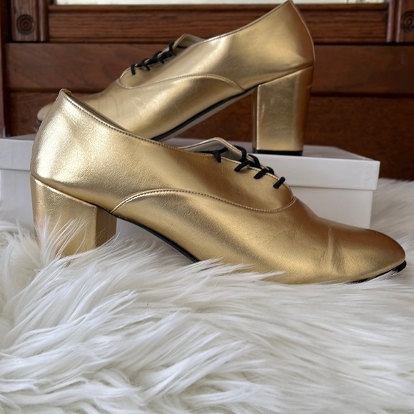 American Apparel Shoes - AA Gold “Bobby” Heels